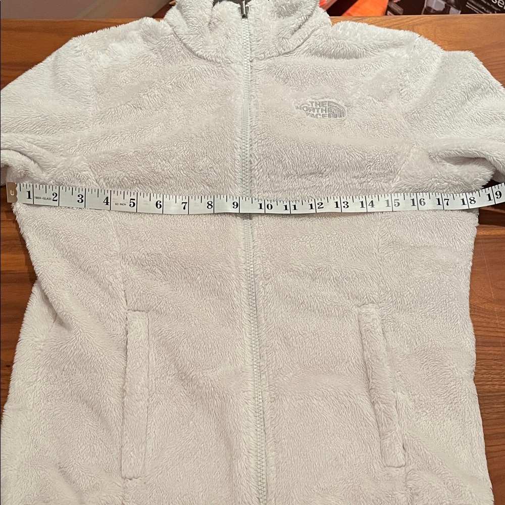 THE NORTH FACE Women's Plush Off-White Full-Zip Fleece Jacket Size XS/TP EUC - Picture 6 of 12